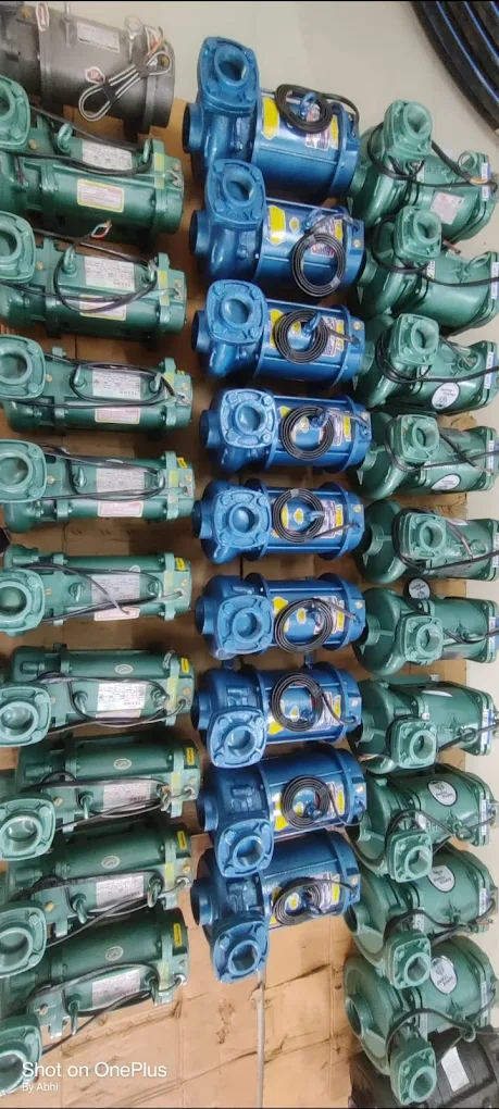 Water pumps and motor sets at Santkrupa Irrigation